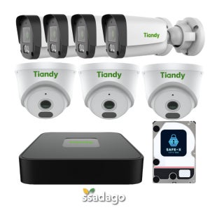 티앤디 IP CCTV 7채널(2TB) CCTV 자가설치 실내 실외 매장 사무실카메라 녹화기