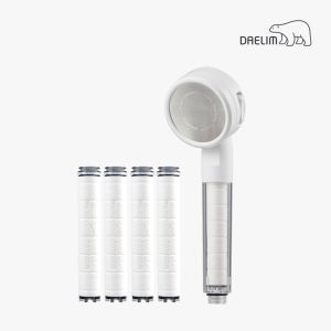 대림바스 디클린 3기능 필터 샤워기 샤워헤드+항균필터4