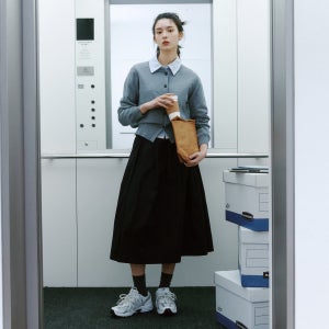 로엠 올데이 라운드넥 가디건 RMCKF23R99