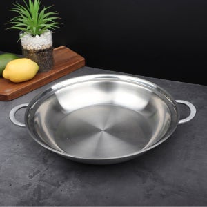 유경 IH 낮은 전골 냄비 인덕션 스텐 통삼중 국수 샤브샤브 ZZ 30cm
