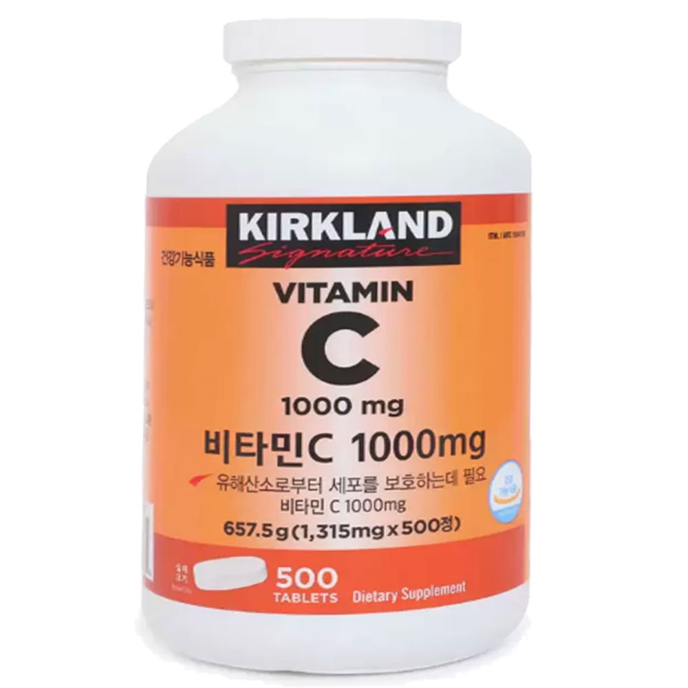 코스트코 커클랜드 비타민C 1315mg 500정, 1개