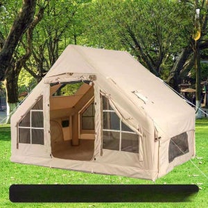 대형텐트 에어텐트 가성비 면텐트 4인용 경량 가성비 채광창이 있는 7.5평방미터 420D