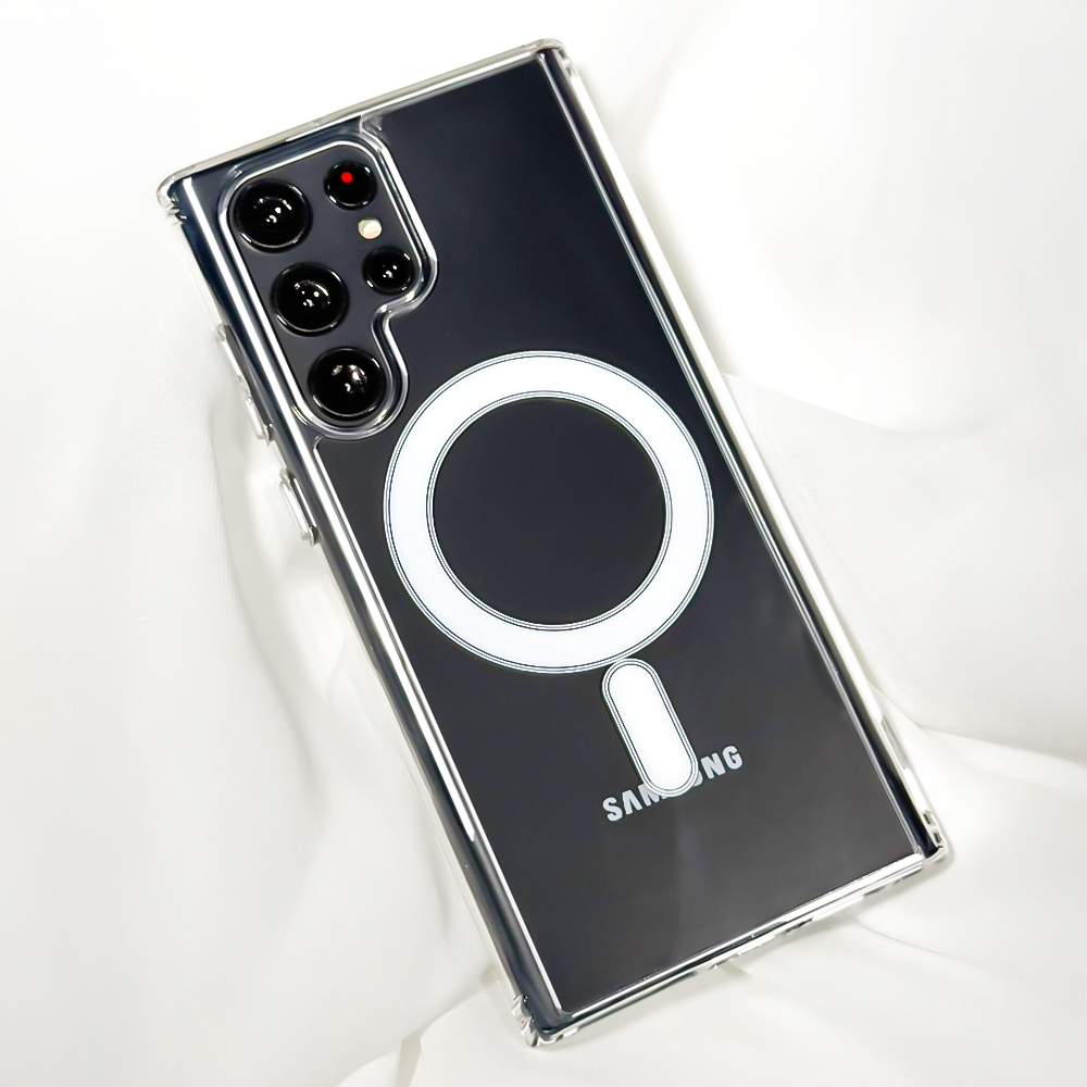 클로버나인 갤럭시 클로이<b>콤보</b> 범퍼 케이스 투명 맥세이프, 갤럭시S22 <b>울트라</b>