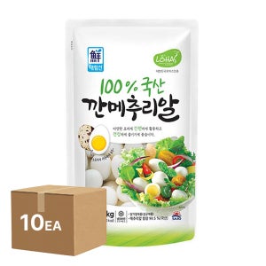 사조 대림선 100% 국산 깐메추리알 1kg, 10개