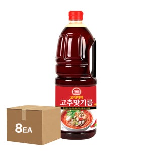 사조 해표 요리백미 고추맛기름 1.8L, 8개