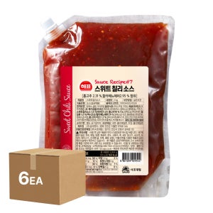 사조 해표 스위트 칠리소스 2kg, 6개
