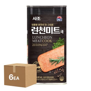 사조 런천미트 쿡 캔햄 1.81kg 1.81kg, 6개