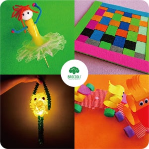 브로콜리 뇌미술-A 두뇌발달을 위한 엄마표 뇌발달 미술놀이 4종세트