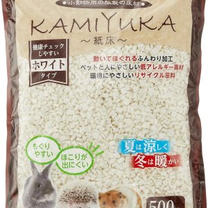 일본 클린모프(Clean Moff) 소동물, 햄스터용 베딩 KAMIYUKA 종이 베딩 500g