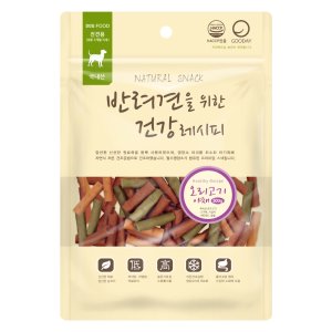 반려견을 위한 건강레시피 오리고기 야채 300g 국산 강아지 대용량 간식