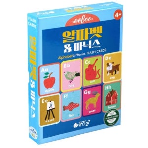 이부 알파벳 파닉스 영어카드 영단어발음법 영어단어카드 학교용 ag03
