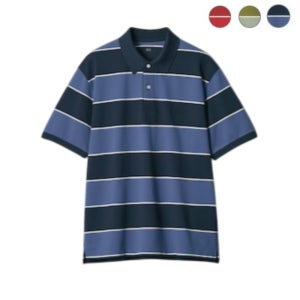 유니클로 X JW앤더슨 반팔티 드라이 카노코 보더 폴로 셔츠 477677