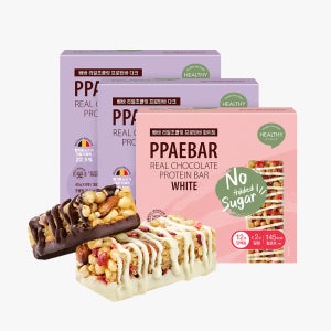 빼바 저당 단백질바 리얼초콜릿 프로틴바 다크 2박스+화이트 1박스 (27개입)