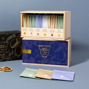 쌍계명차 프루트허그 우드 과일블렌딩 6종(자몽블랙티 오렌지루이보스 레몬캐모마일 외)