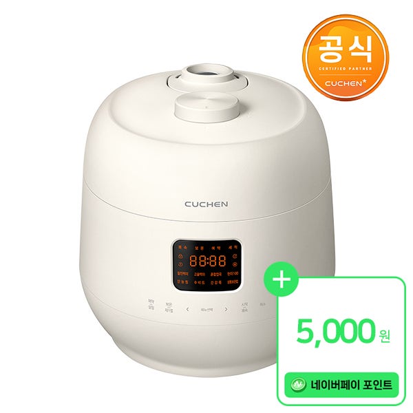 [포인트 5000P 적립] 쿠첸 더핏 슬림 전기 압력밥솥 6인용 CRS-FSWD0640I