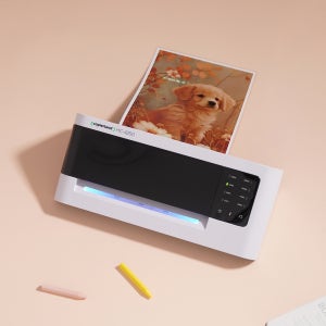 카피어랜드 A4 코팅기 HC-4250 4롤러 무열코팅 빠른속도 (코팅지 펀치 링 제공)
