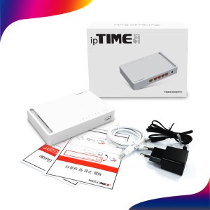 IP-TIME T5004 유선 공유기 기가비트 4포트 라우터 하드웨어 NAT 가속기