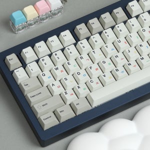 Soulcat 고함량 PBT 염료승화 한글 영어 키캡 107키 커스텀키보드 교체용 (Classic Sprinkle)