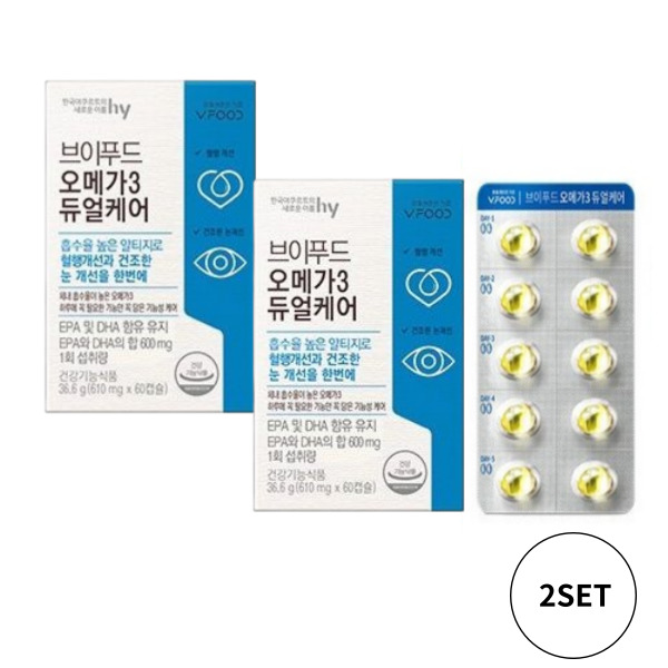 브이푸드 오메가3 듀얼케어