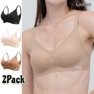 2개세트 데일리 시그니처 심리스 스포츠 노와이어 새가슴 처진 가슴 처짐 방지 브라
