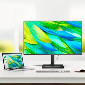 필립스 27E1N1300 USB-C 4면 보더리스 100 높낮이 무결점 모니터