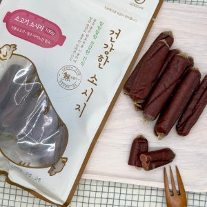 건강한소시지 소고기 100g 강아지 영양간식
