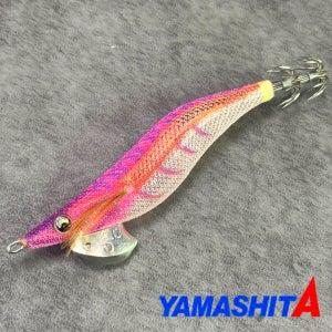 야마시타 에기왕 큐 라이브 네온브라이트 쉘로우 에깅 무늬오징어 캐스팅에기 062, 2.5호