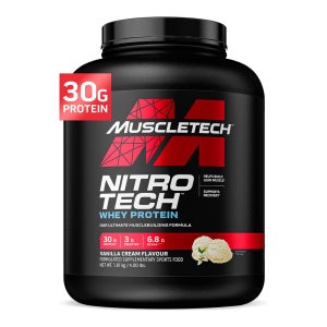 머슬테크 니트로 테크 웨이 프로틴 바닐라 크림 1.81 kg