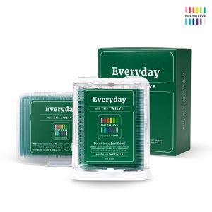 더트웰브 일회용 치실 디스펜서 원터치 100개입 리필 200개입 휴대용 치실 케이스