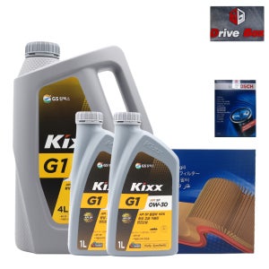 K8 3.5 가솔린 LPG 킥스 G1 0W30 6L 엔진오일 교환 세트