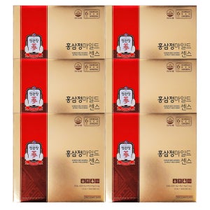 정관장 홍삼정 마일드센스 10ml x180포 6박스 6개월분 홍삼진액