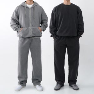 2타입 피그먼트 스웻셋업 남자트레이닝세트 런닝복