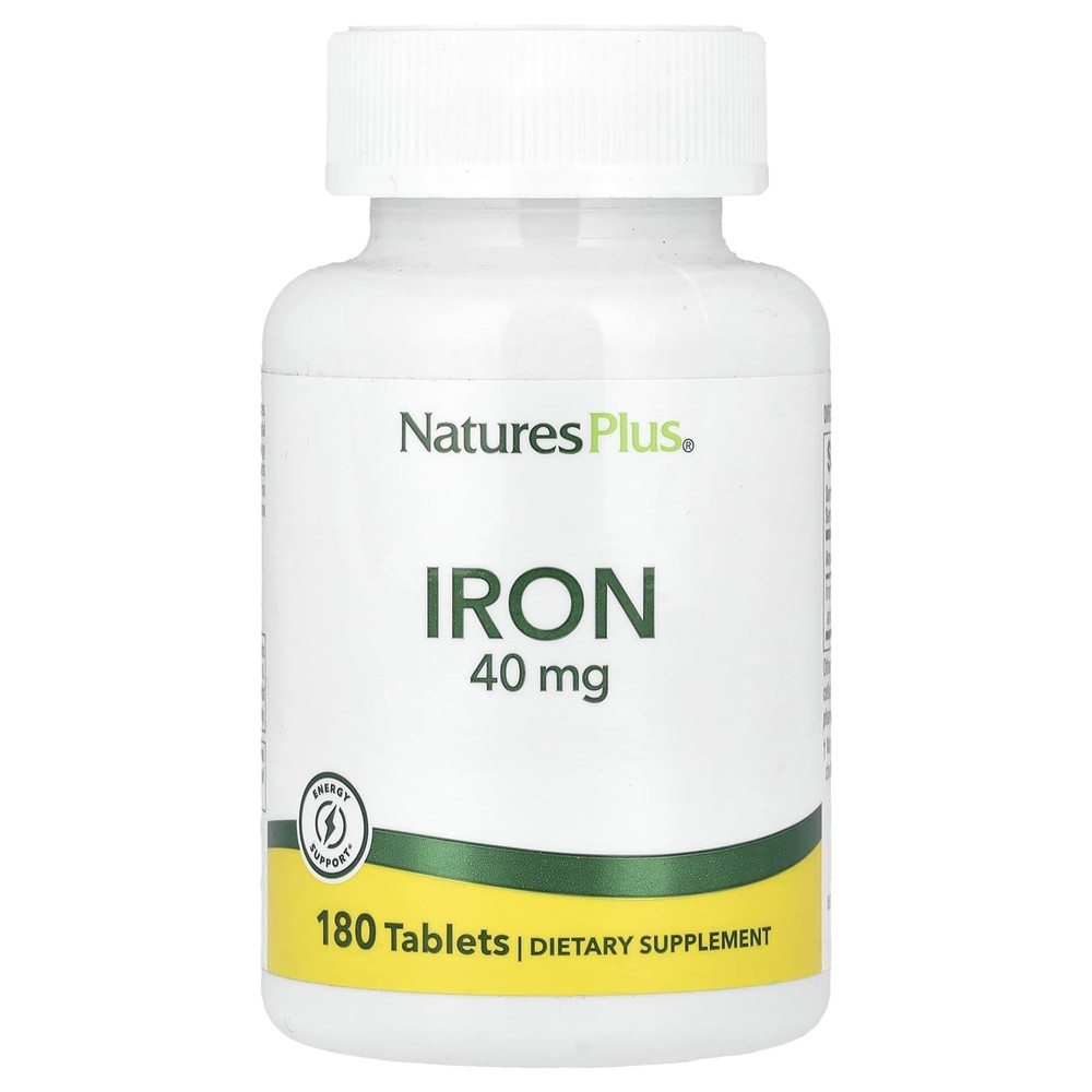 <b>네이처스플러스</b> 철분 40 mg 180정