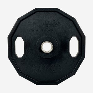 미라핏 바벨 중량 원판 2홀 12각 20kg