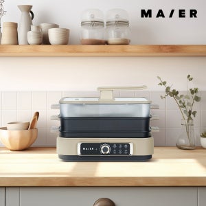 마이어 멀티쿠커 분리형 찜기 만능쿠커 샤브샤브 전기전골냄비 MK-METI001