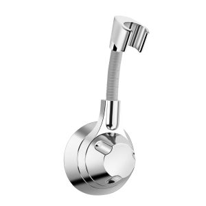 다이나토리 무타공 이중고정 360도 샤워기거치대 샤워기 홀더 호스걸이 접착식 화장실 욕실