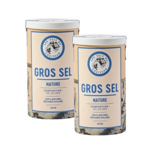천일염 그뤼상 그로스 셀 굵은소금 500g, 2개
