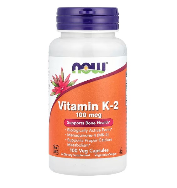 <b>나우푸드 비타민K</b>2 MK4 100mcg 100캡슐 100일분 비타민케이 메나퀴논