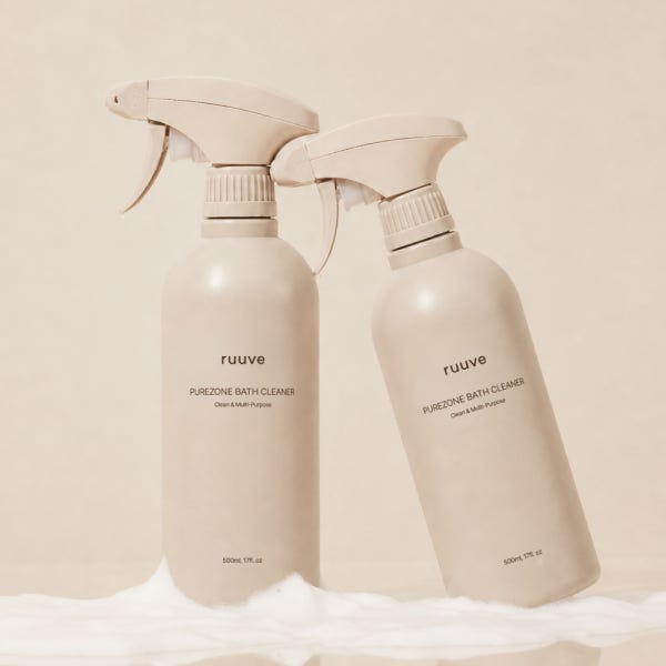 러베 퓨어존 욕조 클리너 신생아 아기 화장실 세정제 500ml 2개 세트