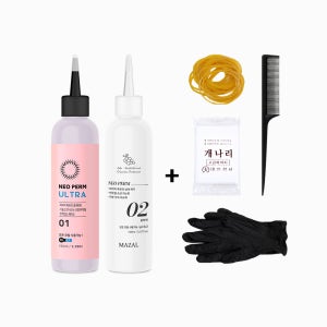 [세트] 마잘 키즈펌 비건 셀프 파마약 네오펌 울트라 순한 저자극 펌제 직모 150ml