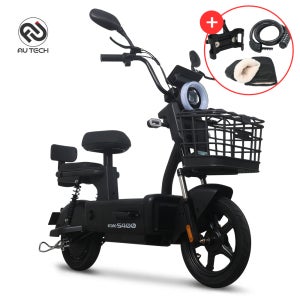 AU테크 에코로 S400 최대 500W 2인용 여성 출퇴근 유아동승 48V 전동 전기스쿠터