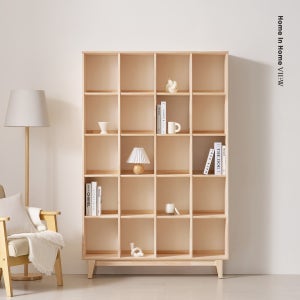 홈인홈 담담 편백 원목 5단 책장 1200 4x5_F164