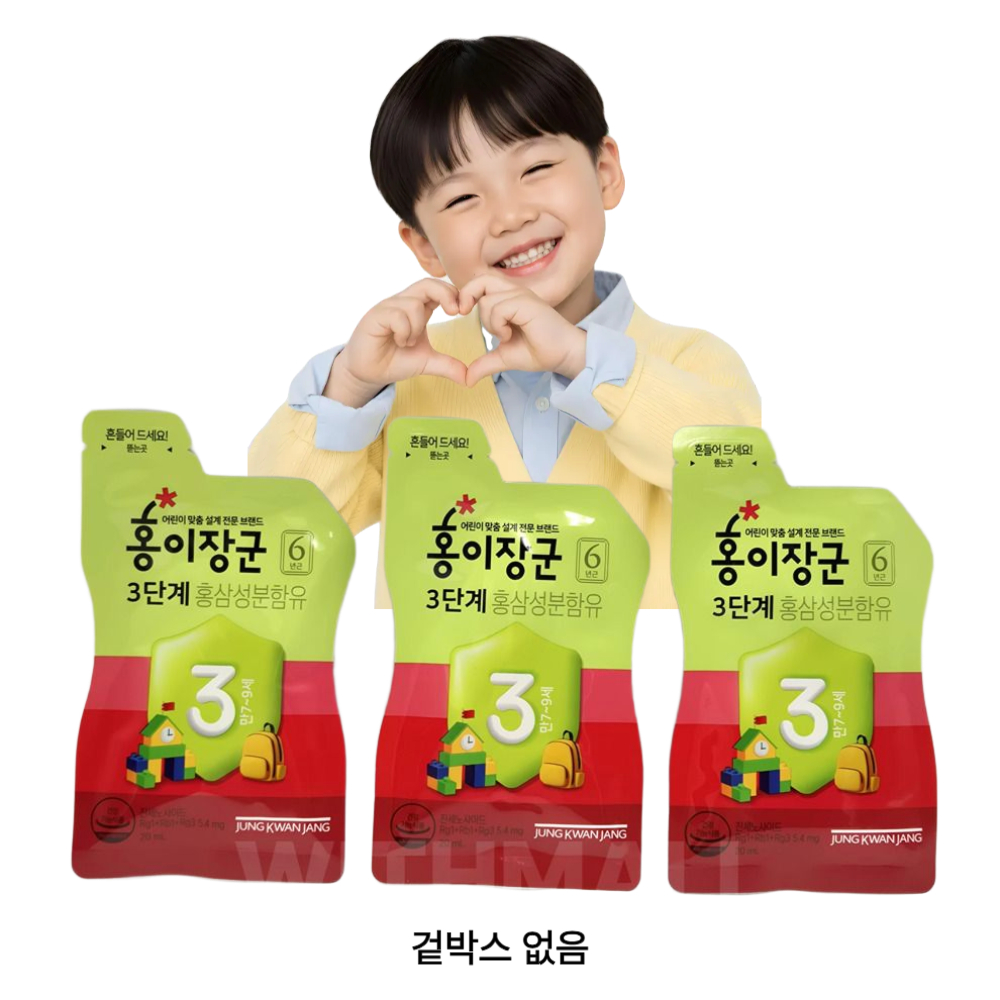 <b>정관장</b> 홍이장군 3단계 <b>정관장</b> 어린이 홍삼 농축액 60포, 1개