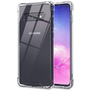 1+1 방탄 범퍼 젤리케이스 투명, 갤럭시S10 LTE (G973)