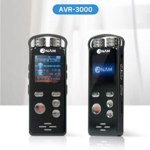 아남 소형 디지털녹음기 고음질 보이스레코더 장시간 녹취기 내장스피커 AVR-3000 8G
