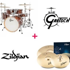 그레치 카탈리나 메이플 5기통 드럼 세트 / Zildjian 심벌 포함 풀패키지