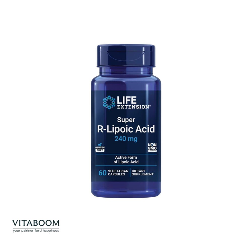 라이프익스텐션 슈퍼 <b>R</b> <b>리포산 240mg</b> 60정