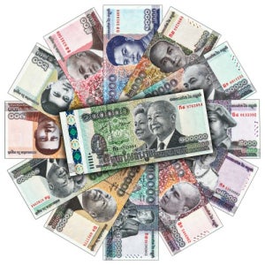 캄보디아 화폐 12종 풀세트 지폐 수집품 외국돈