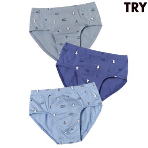 트라이 크리켓 텐셀 스판 남아 키즈 주니어 삼각팬티 3매 I52