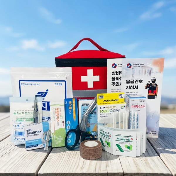 응급키트 구급키트 구급약품 상비약세트 FIRSTAIDKIT S 휴대용 16종